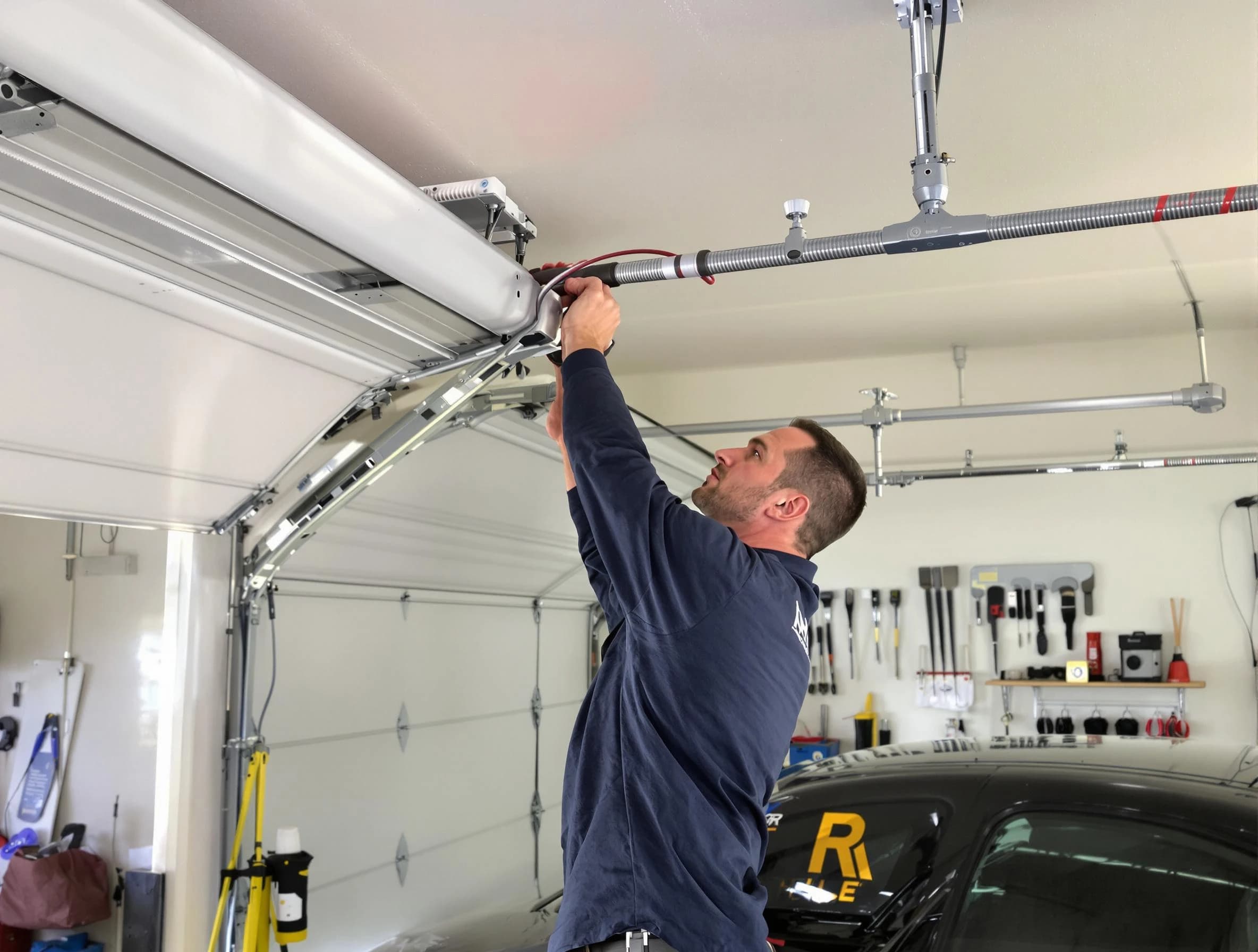 McCandless Garage Door Repair technician performing garage door cable repair in McCandless