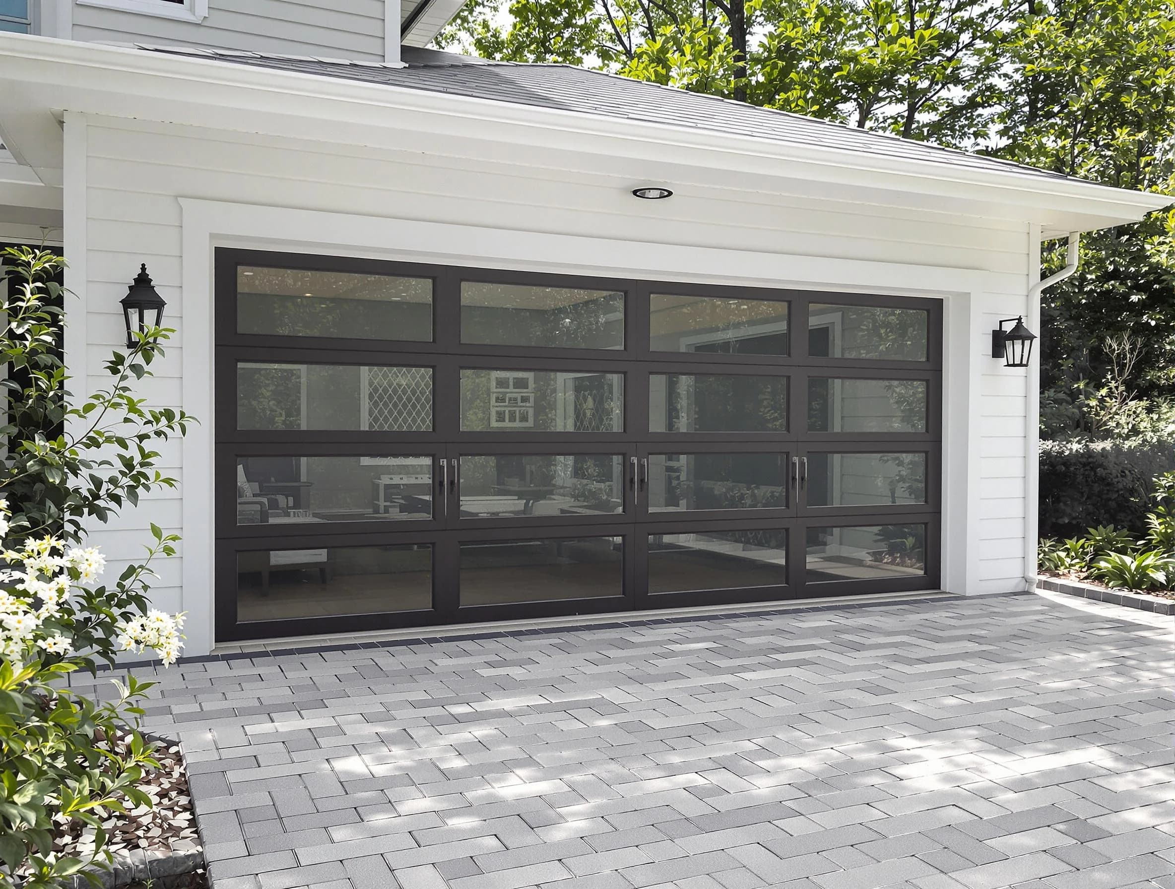 McCandless Garage Door Repair design specialist presenting custom garage door options to McCandless homeowner