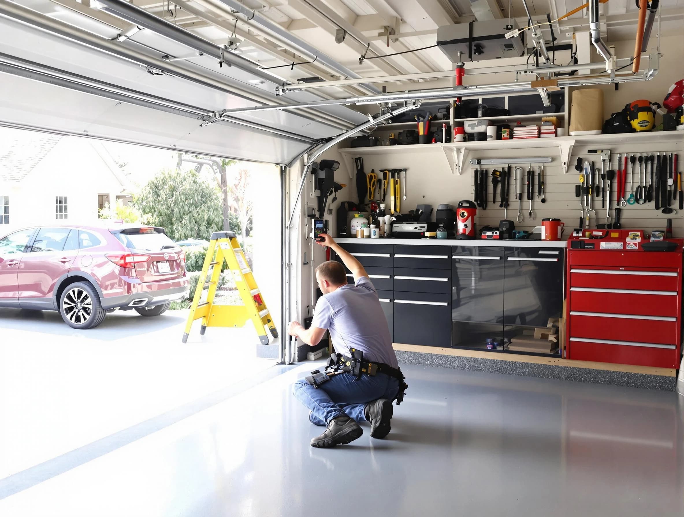 Local garage door repair service by McCandless Garage Door Repair in McCandless