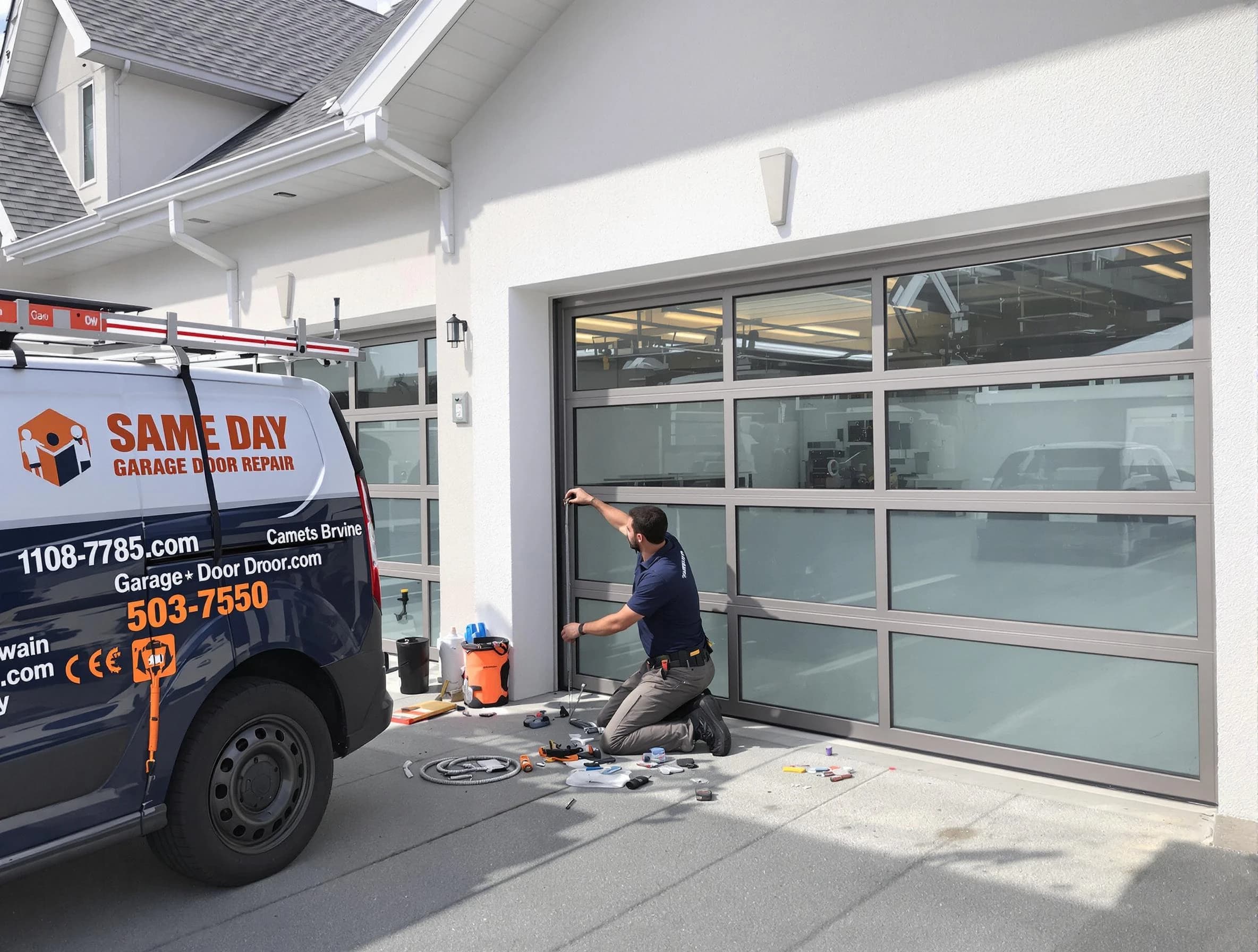 Same-day garage door repair service by McCandless Garage Door Repair in McCandless