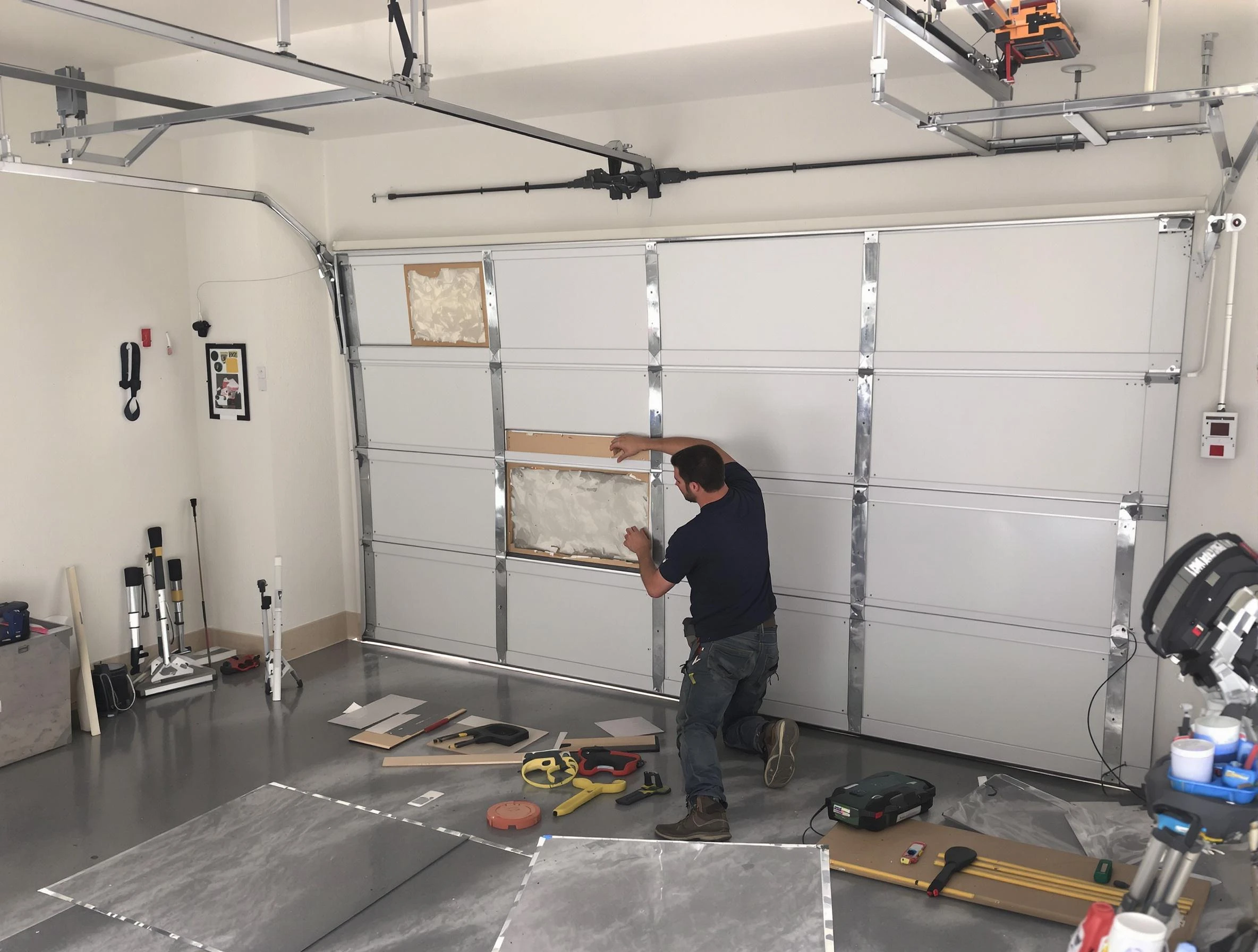 Garage Door Panel Repair in McCandless
