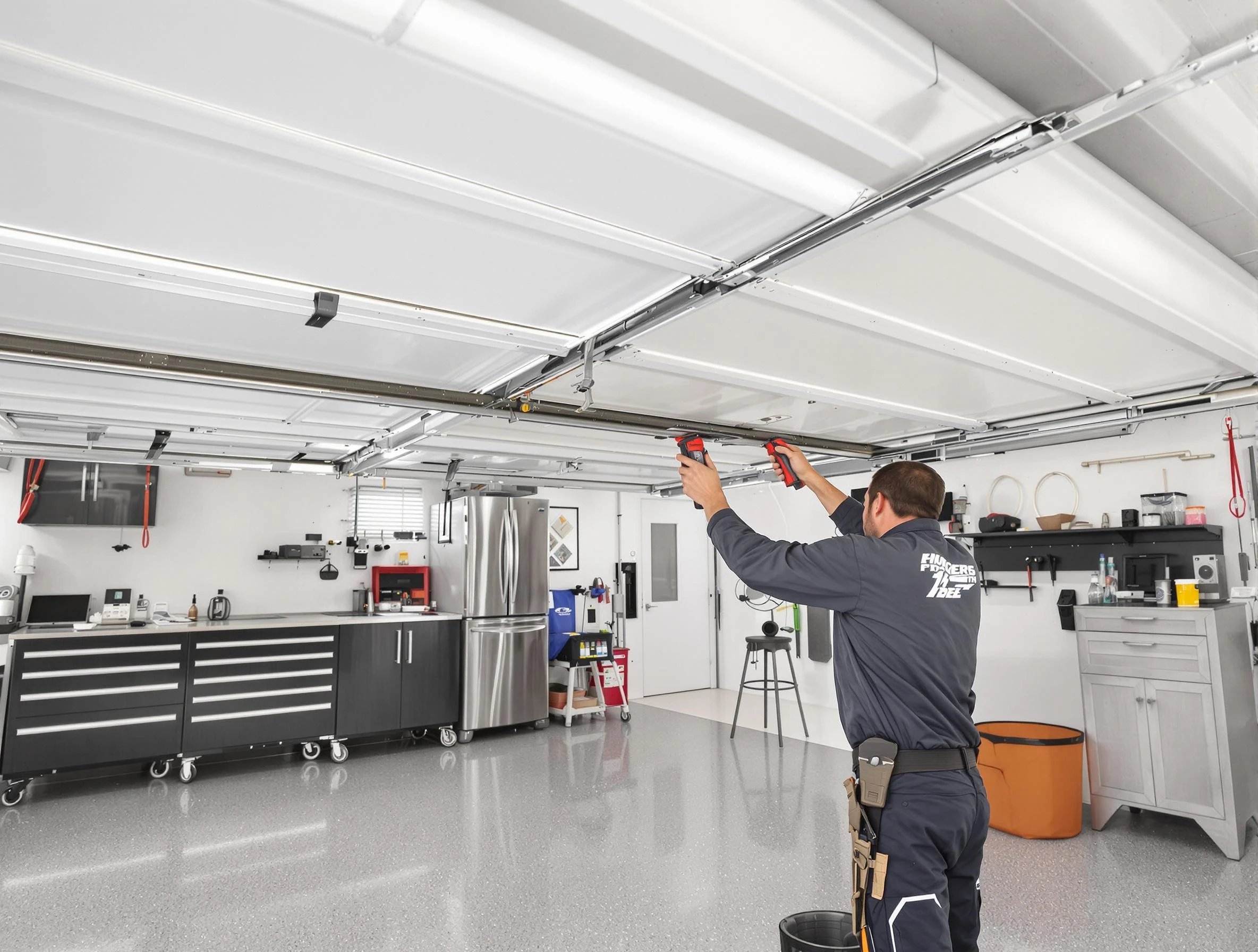 Overhead garage door repair service by McCandless Garage Door Repair in McCandless