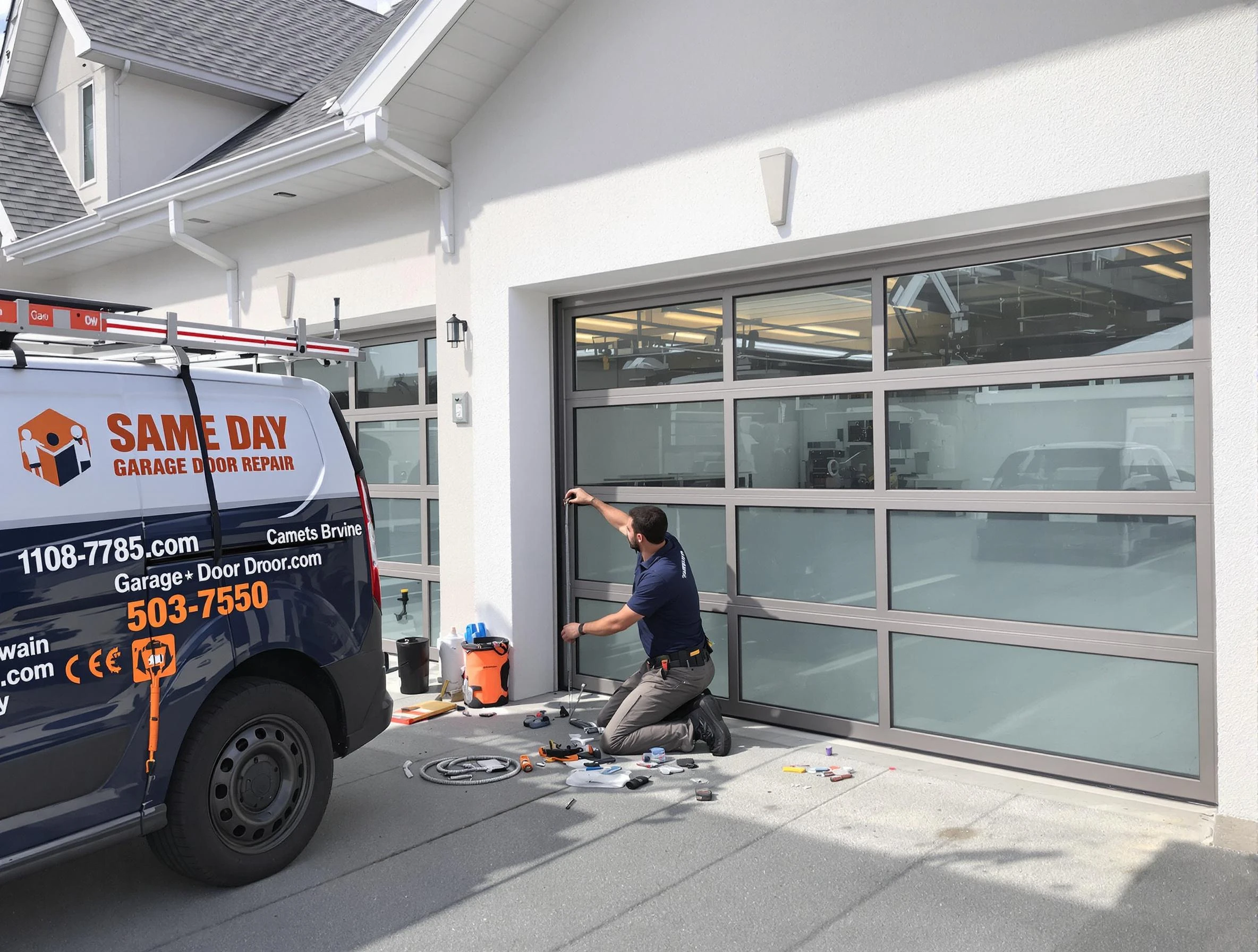 Same-day garage door repair service by McCandless Garage Door Repair in McCandless